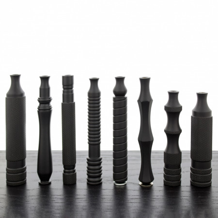WCS Midnight Collection Stainless Steel Black Razor Handles